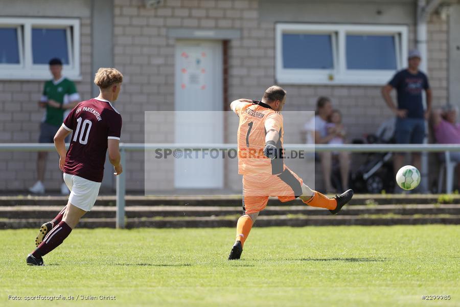 Fabian Brand, Sportplatz, Gössenheim, 18.07.2021, Freundschaftsspiele, sport, action, Fussball, Deutschland, Juli 2021, Saison 2021/2022, TSV Partenstein, FC Gössenheim - Bild-ID: 2299985