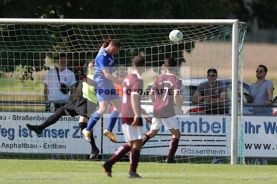 Chance, Pascal Henning, Sportplatz, Gössenheim, 18.07.2021, Freundschaftsspiele, sport, action, Fussball, Deutschland, Juli 2021, Saison 2021/2022, TSV Partenstein, FC Gössenheim - Bild-ID: 2300007