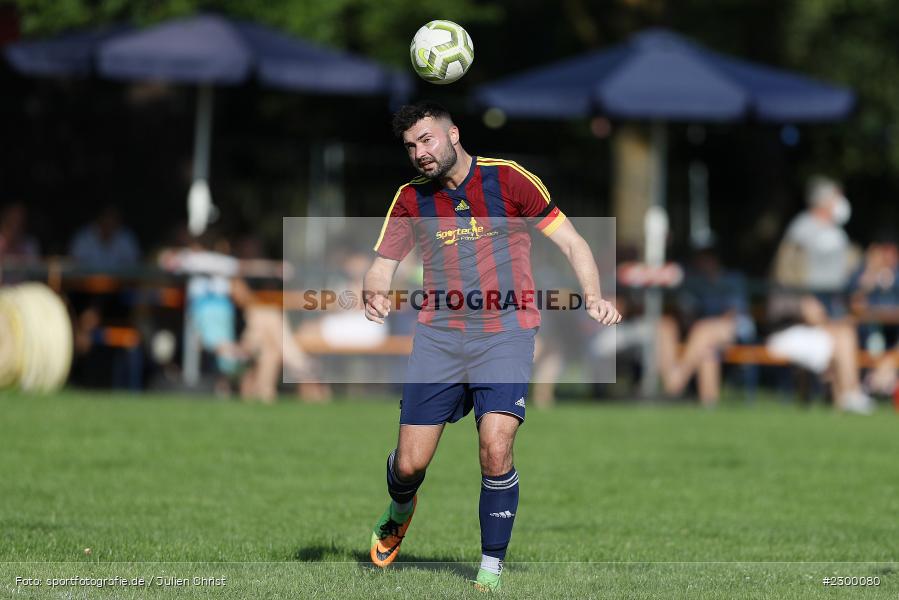 Aaron Brasch, Sportplatz, Karsbach, 18.07.2021, Freundschaftsspiele, sport, action, Fussball, Deutschland, Juli 2021, Saison 2021/2022, FV Mittelsinn/Obersinn, FC Karsbach - Bild-ID: 2300080