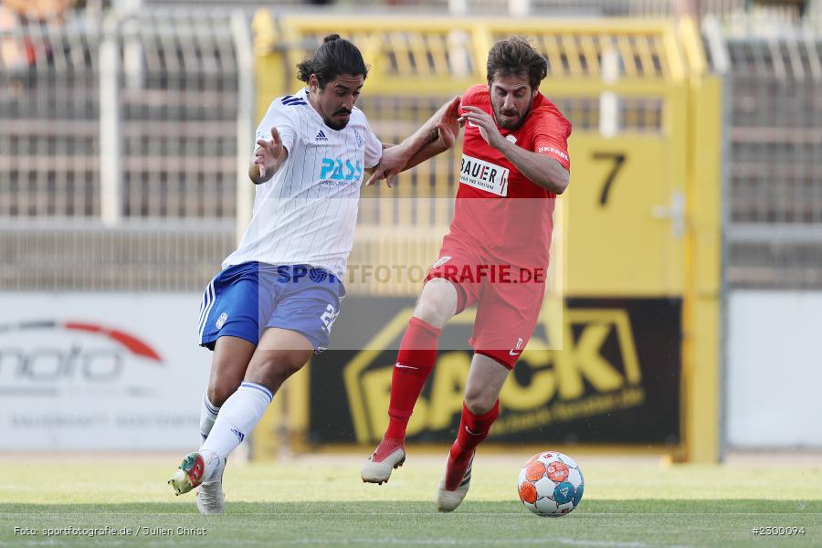 Christian Brucia, Hamza Boutakhrit, Stadion am Schoenbusch, Aschaffenburg, 23.07.2021, BFV, sport, action, Fussball, Deutschland, Juli 2021, Saison 2021/2022, TSV, SVA, Regionalliga Bayern, TSV Buchbach, SV Viktoria Aschaffenburg - Bild-ID: 2300094 Christian Brucia, Hamza Boutakhrit, Stadion am Schoenbusch, Aschaffenburg, 23.07.2021, BFV, sport, action, Fussball, Deutschland, Juli 2021, Saison 2021/2022, TSV, SVA, Regionalliga Bayern, TSV Buchbach, SV Viktoria Aschaffenburg - Bild-ID: 2300094