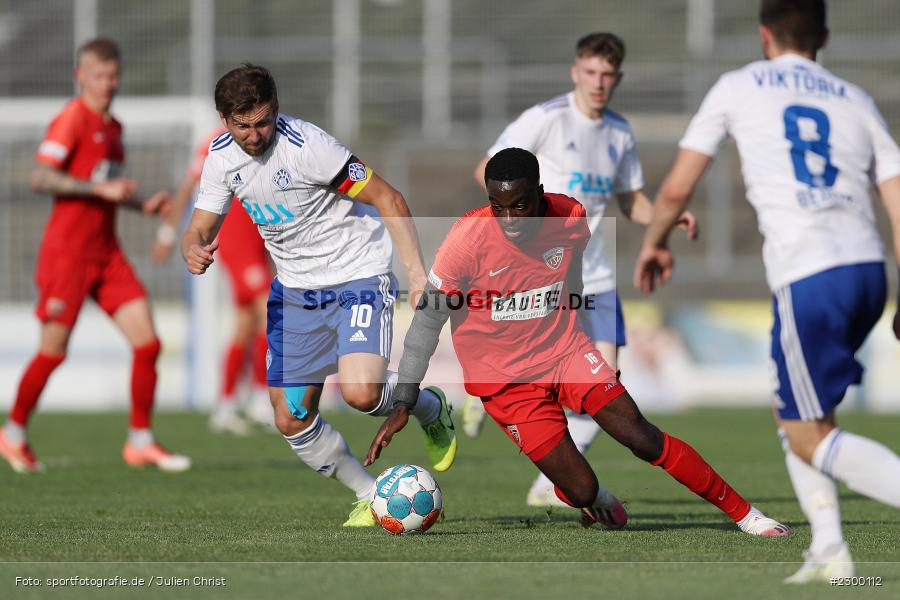 Daniel Muteba, Benjamin Baier, Stadion am Schoenbusch, Aschaffenburg, 23.07.2021, BFV, sport, action, Fussball, Deutschland, Juli 2021, Saison 2021/2022, TSV, SVA, Regionalliga Bayern, TSV Buchbach, SV Viktoria Aschaffenburg - Bild-ID: 2300112 Daniel Muteba, Benjamin Baier, Stadion am Schoenbusch, Aschaffenburg, 23.07.2021, BFV, sport, action, Fussball, Deutschland, Juli 2021, Saison 2021/2022, TSV, SVA, Regionalliga Bayern, TSV Buchbach, SV Viktoria Aschaffenburg - Bild-ID: 2300112