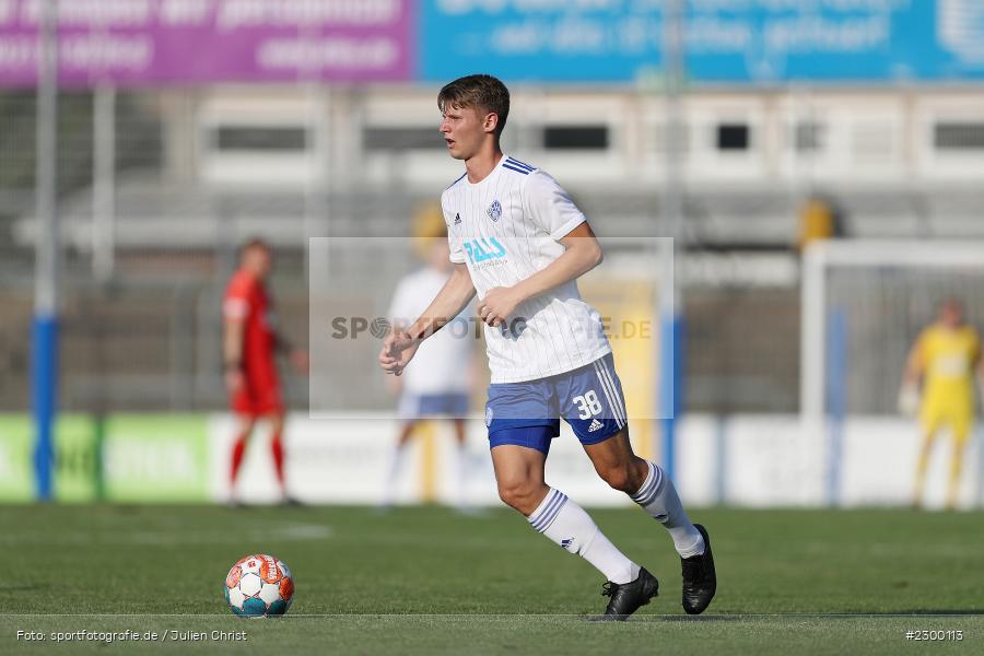 Niklas Borger, Stadion am Schoenbusch, Aschaffenburg, 23.07.2021, BFV, sport, action, Fussball, Deutschland, Juli 2021, Saison 2021/2022, TSV, SVA, Regionalliga Bayern, TSV Buchbach, SV Viktoria Aschaffenburg - Bild-ID: 2300113 Niklas Borger, Stadion am Schoenbusch, Aschaffenburg, 23.07.2021, BFV, sport, action, Fussball, Deutschland, Juli 2021, Saison 2021/2022, TSV, SVA, Regionalliga Bayern, TSV Buchbach, SV Viktoria Aschaffenburg - Bild-ID: 2300113