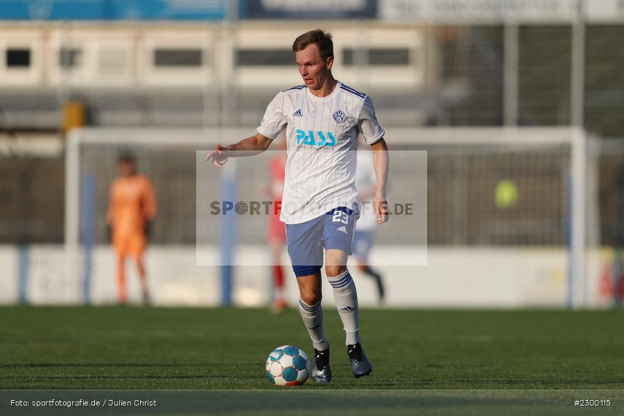 Tom Schulz, Stadion am Schoenbusch, Aschaffenburg, 23.07.2021, BFV, sport, action, Fussball, Deutschland, Juli 2021, Saison 2021/2022, TSV, SVA, Regionalliga Bayern, TSV Buchbach, SV Viktoria Aschaffenburg - Bild-ID: 2300115 Tom Schulz, Stadion am Schoenbusch, Aschaffenburg, 23.07.2021, BFV, sport, action, Fussball, Deutschland, Juli 2021, Saison 2021/2022, TSV, SVA, Regionalliga Bayern, TSV Buchbach, SV Viktoria Aschaffenburg - Bild-ID: 2300115