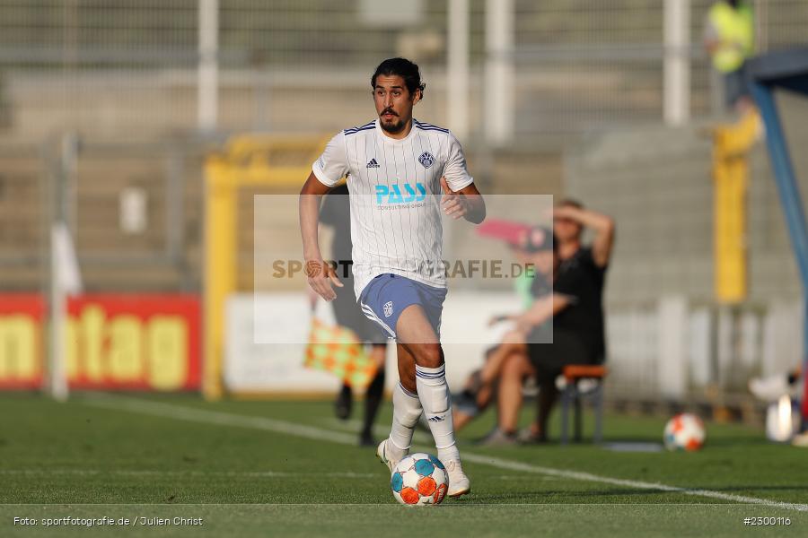 Hamza Boutakhrit, Stadion am Schoenbusch, Aschaffenburg, 23.07.2021, BFV, sport, action, Fussball, Deutschland, Juli 2021, Saison 2021/2022, TSV, SVA, Regionalliga Bayern, TSV Buchbach, SV Viktoria Aschaffenburg - Bild-ID: 2300116 Hamza Boutakhrit, Stadion am Schoenbusch, Aschaffenburg, 23.07.2021, BFV, sport, action, Fussball, Deutschland, Juli 2021, Saison 2021/2022, TSV, SVA, Regionalliga Bayern, TSV Buchbach, SV Viktoria Aschaffenburg - Bild-ID: 2300116