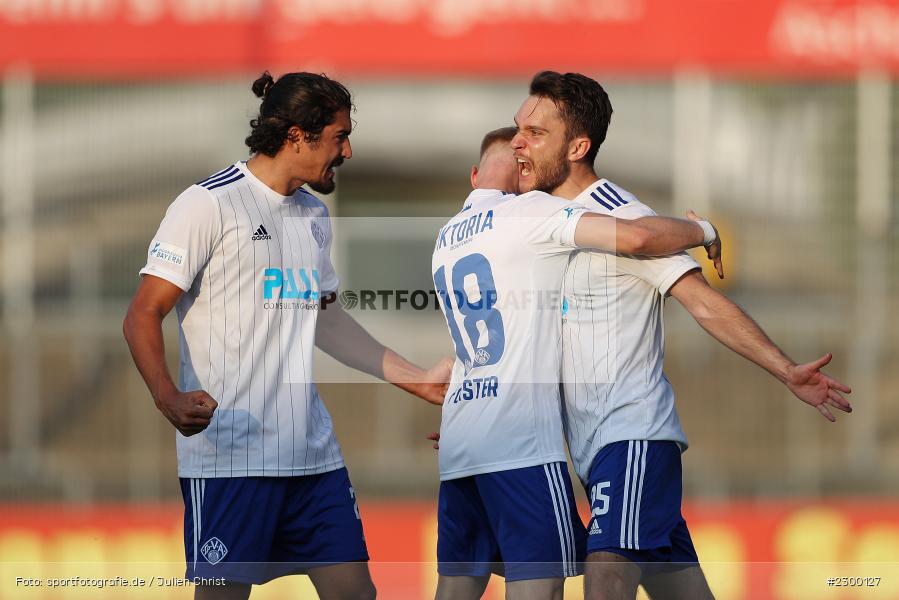 Freude, Torjubel, Elias Niesigk, Stadion am Schoenbusch, Aschaffenburg, 23.07.2021, BFV, sport, action, Fussball, Deutschland, Juli 2021, Saison 2021/2022, TSV, SVA, Regionalliga Bayern, TSV Buchbach, SV Viktoria Aschaffenburg - Bild-ID: 2300127 Freude, Torjubel, Elias Niesigk, Stadion am Schoenbusch, Aschaffenburg, 23.07.2021, BFV, sport, action, Fussball, Deutschland, Juli 2021, Saison 2021/2022, TSV, SVA, Regionalliga Bayern, TSV Buchbach, SV Viktoria Aschaffenburg - Bild-ID: 2300127