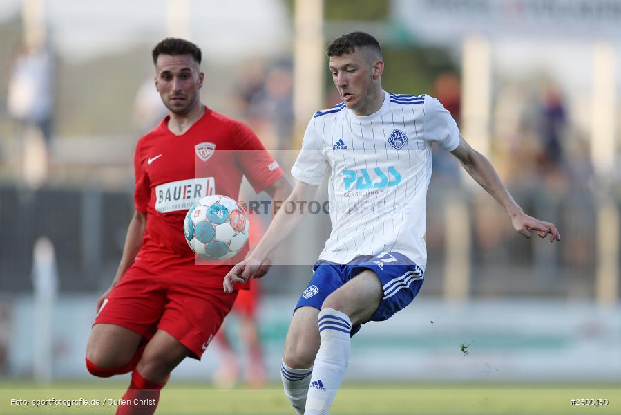 Niklas Meyer, Stadion am Schoenbusch, Aschaffenburg, 23.07.2021, BFV, sport, action, Fussball, Deutschland, Juli 2021, Saison 2021/2022, TSV, SVA, Regionalliga Bayern, TSV Buchbach, SV Viktoria Aschaffenburg - Bild-ID: 2300130