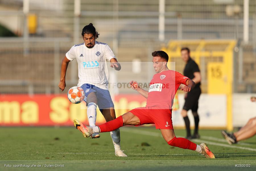 Hamza Boutakhrit, Stadion am Schoenbusch, Aschaffenburg, 23.07.2021, BFV, sport, action, Fussball, Deutschland, Juli 2021, Saison 2021/2022, TSV, SVA, Regionalliga Bayern, TSV Buchbach, SV Viktoria Aschaffenburg - Bild-ID: 2300132