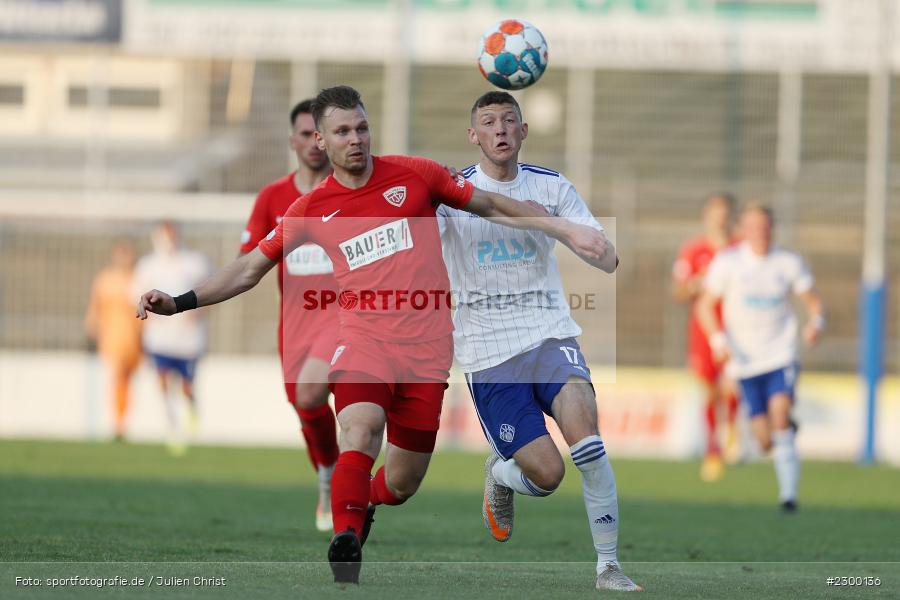 Niklas Meyer, Stadion am Schoenbusch, Aschaffenburg, 23.07.2021, BFV, sport, action, Fussball, Deutschland, Juli 2021, Saison 2021/2022, TSV, SVA, Regionalliga Bayern, TSV Buchbach, SV Viktoria Aschaffenburg - Bild-ID: 2300136