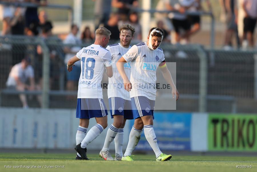 Benjamin Baier, Stadion am Schoenbusch, Aschaffenburg, 23.07.2021, BFV, sport, action, Fussball, Deutschland, Juli 2021, Saison 2021/2022, TSV, SVA, Regionalliga Bayern, TSV Buchbach, SV Viktoria Aschaffenburg - Bild-ID: 2300145