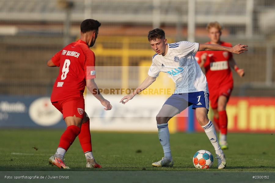 Samed Bahar, Benedict Laverty, Stadion am Schoenbusch, Aschaffenburg, 23.07.2021, BFV, sport, action, Fussball, Deutschland, Juli 2021, Saison 2021/2022, TSV, SVA, Regionalliga Bayern, TSV Buchbach, SV Viktoria Aschaffenburg - Bild-ID: 2300152 Samed Bahar, Benedict Laverty, Stadion am Schoenbusch, Aschaffenburg, 23.07.2021, BFV, sport, action, Fussball, Deutschland, Juli 2021, Saison 2021/2022, TSV, SVA, Regionalliga Bayern, TSV Buchbach, SV Viktoria Aschaffenburg - Bild-ID: 2300152