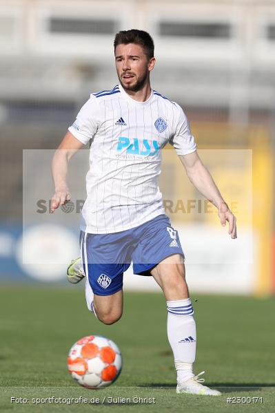 Philipp Beinenz, Stadion am Schoenbusch, Aschaffenburg, 23.07.2021, BFV, sport, action, Fussball, Deutschland, Juli 2021, Saison 2021/2022, TSV, SVA, Regionalliga Bayern, TSV Buchbach, SV Viktoria Aschaffenburg - Bild-ID: 2300171