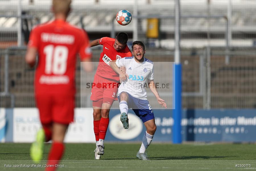 Marcel Spitzer, Stadion am Schoenbusch, Aschaffenburg, 23.07.2021, BFV, sport, action, Fussball, Deutschland, Juli 2021, Saison 2021/2022, TSV, SVA, Regionalliga Bayern, TSV Buchbach, SV Viktoria Aschaffenburg - Bild-ID: 2300175