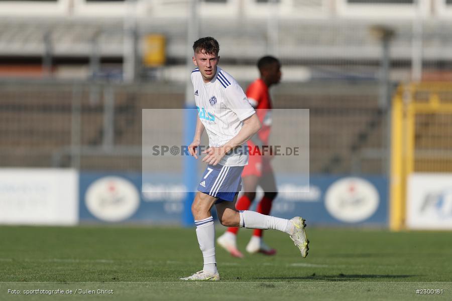 Benedict Laverty, Stadion am Schoenbusch, Aschaffenburg, 23.07.2021, BFV, sport, action, Fussball, Deutschland, Juli 2021, Saison 2021/2022, TSV, SVA, Regionalliga Bayern, TSV Buchbach, SV Viktoria Aschaffenburg - Bild-ID: 2300181