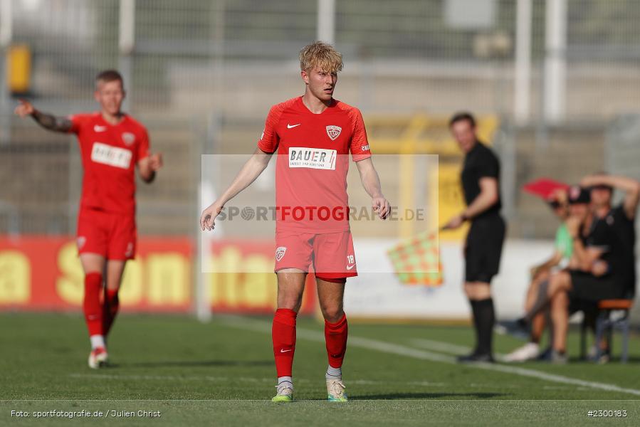 Jonas Wieselsberger, Stadion am Schoenbusch, Aschaffenburg, 23.07.2021, BFV, sport, action, Fussball, Deutschland, Juli 2021, Saison 2021/2022, TSV, SVA, Regionalliga Bayern, TSV Buchbach, SV Viktoria Aschaffenburg - Bild-ID: 2300183