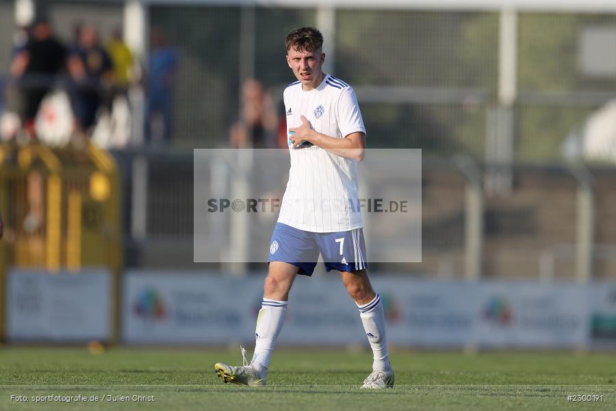 Benedict Laverty, Stadion am Schoenbusch, Aschaffenburg, 23.07.2021, BFV, sport, action, Fussball, Deutschland, Juli 2021, Saison 2021/2022, TSV, SVA, Regionalliga Bayern, TSV Buchbach, SV Viktoria Aschaffenburg - Bild-ID: 2300191