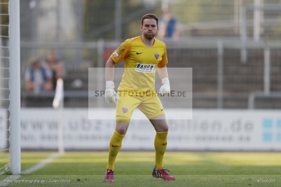 Torwart, Daniel Maus, Stadion am Schoenbusch, Aschaffenburg, 23.07.2021, BFV, sport, action, Fussball, Deutschland, Juli 2021, Saison 2021/2022, TSV, SVA, Regionalliga Bayern, TSV Buchbach, SV Viktoria Aschaffenburg - Bild-ID: 2300202