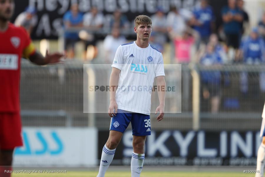 Niklas Borger, Stadion am Schoenbusch, Aschaffenburg, 23.07.2021, BFV, sport, action, Fussball, Deutschland, Juli 2021, Saison 2021/2022, TSV, SVA, Regionalliga Bayern, TSV Buchbach, SV Viktoria Aschaffenburg - Bild-ID: 2300218 Niklas Borger, Stadion am Schoenbusch, Aschaffenburg, 23.07.2021, BFV, sport, action, Fussball, Deutschland, Juli 2021, Saison 2021/2022, TSV, SVA, Regionalliga Bayern, TSV Buchbach, SV Viktoria Aschaffenburg - Bild-ID: 2300218