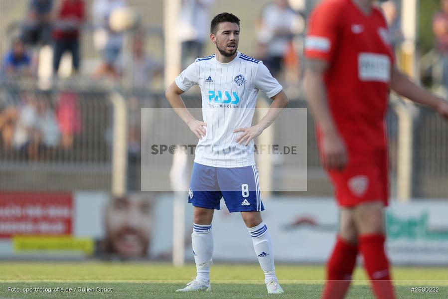 Philipp Beinenz, Stadion am Schoenbusch, Aschaffenburg, 23.07.2021, BFV, sport, action, Fussball, Deutschland, Juli 2021, Saison 2021/2022, TSV, SVA, Regionalliga Bayern, TSV Buchbach, SV Viktoria Aschaffenburg - Bild-ID: 2300222