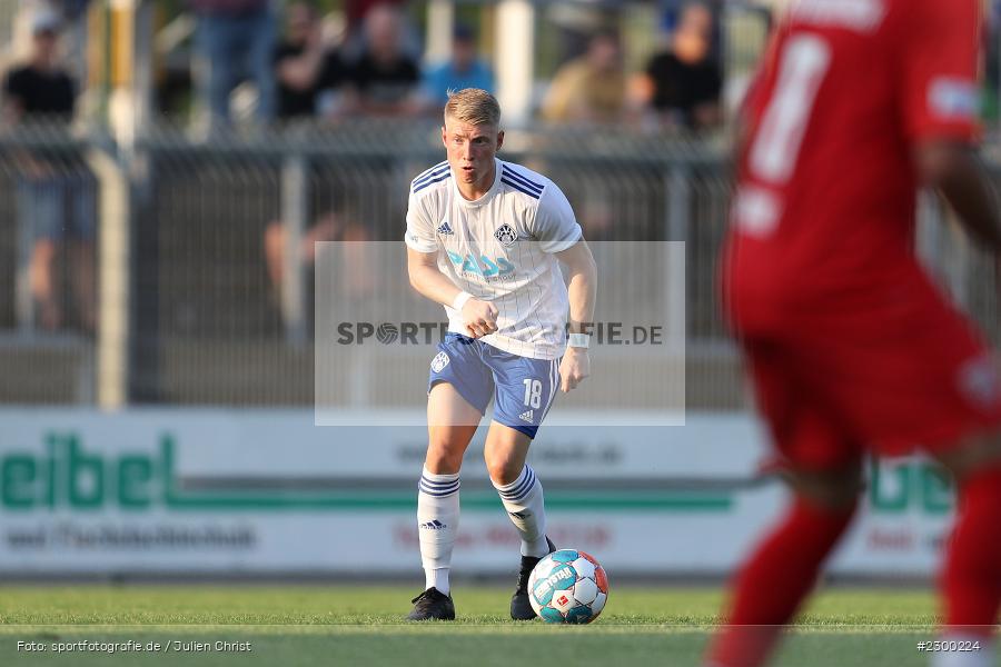 Nick Förster, Stadion am Schoenbusch, Aschaffenburg, 23.07.2021, BFV, sport, action, Fussball, Deutschland, Juli 2021, Saison 2021/2022, TSV, SVA, Regionalliga Bayern, TSV Buchbach, SV Viktoria Aschaffenburg - Bild-ID: 2300224