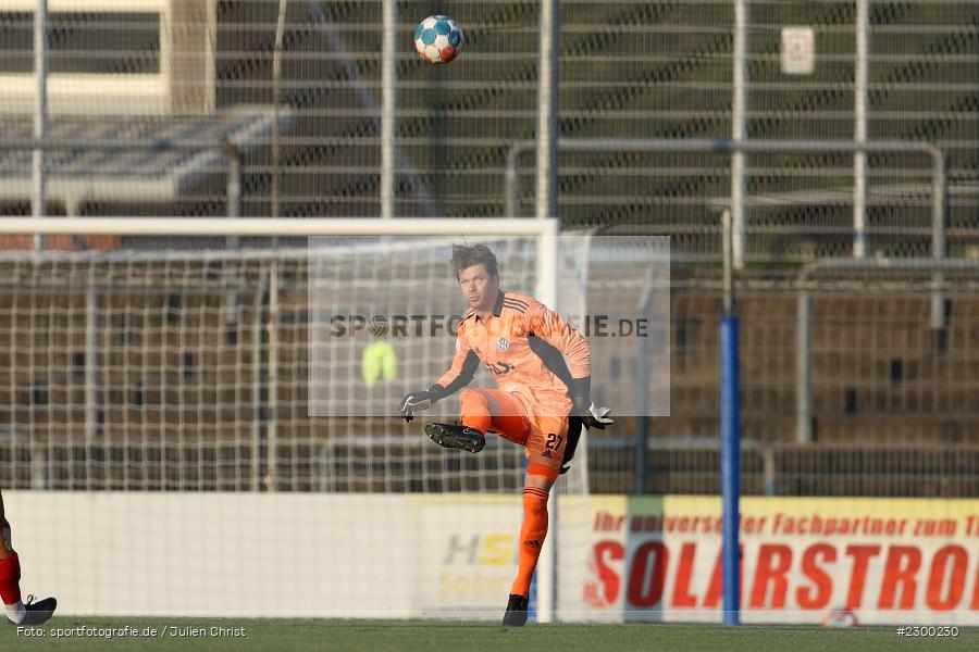 Torwart, Max Grün, Stadion am Schoenbusch, Aschaffenburg, 23.07.2021, BFV, sport, action, Fussball, Deutschland, Juli 2021, Saison 2021/2022, TSV, SVA, Regionalliga Bayern, TSV Buchbach, SV Viktoria Aschaffenburg - Bild-ID: 2300230
