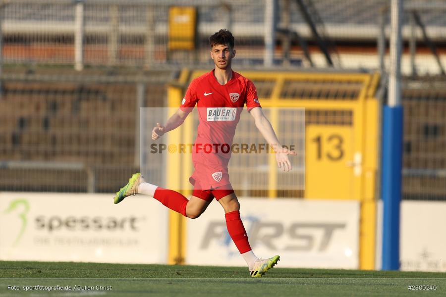 Christoph Steinleitner, Stadion am Schoenbusch, Aschaffenburg, 23.07.2021, BFV, sport, action, Fussball, Deutschland, Juli 2021, Saison 2021/2022, TSV, SVA, Regionalliga Bayern, TSV Buchbach, SV Viktoria Aschaffenburg - Bild-ID: 2300240