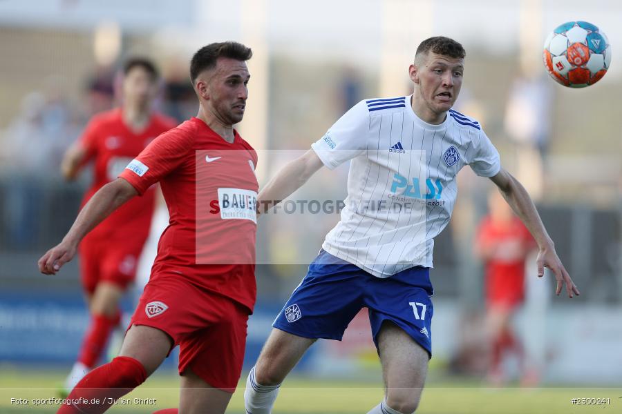 Niklas Meyer, Stadion am Schoenbusch, Aschaffenburg, 23.07.2021, BFV, sport, action, Fussball, Deutschland, Juli 2021, Saison 2021/2022, TSV, SVA, Regionalliga Bayern, TSV Buchbach, SV Viktoria Aschaffenburg - Bild-ID: 2300241