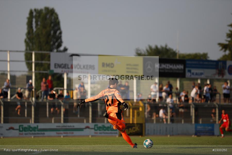 Backside, Max Grün, Stadion am Schoenbusch, Aschaffenburg, 23.07.2021, BFV, sport, action, Fussball, Deutschland, Juli 2021, Saison 2021/2022, TSV, SVA, Regionalliga Bayern, TSV Buchbach, SV Viktoria Aschaffenburg - Bild-ID: 2300250