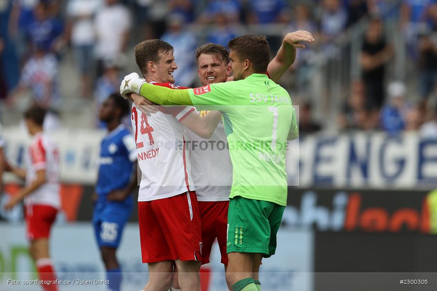 Emotionen, Jubeln, Sieg, Scott Kennedy, Merck-Stadion, Darmstadt, 24.07.2021, DFL, sport, action, Fussball, Deutschland, Juli 2021, Saison 2021/2022, SSV, SVD, Bundesliga, 2. Bundesliga, SSV Jahn Regensburg, SV Darmstadt 98 - Bild-ID: 2300305