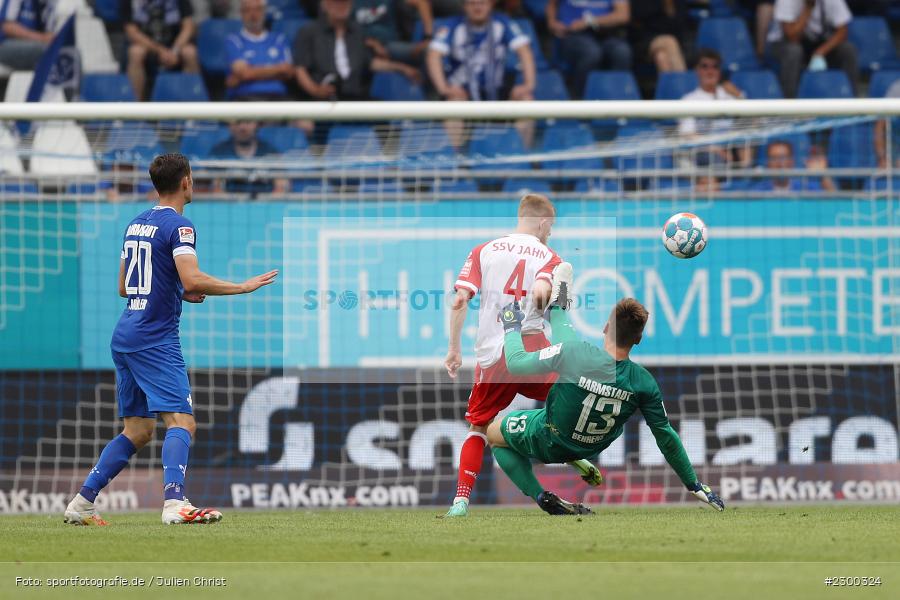 Jan-Niklas Beste, Morten Behrens, Merck-Stadion, Darmstadt, 24.07.2021, DFL, sport, action, Fussball, Deutschland, Juli 2021, Saison 2021/2022, SSV, SVD, Bundesliga, 2. Bundesliga, SSV Jahn Regensburg, SV Darmstadt 98 - Bild-ID: 2300324