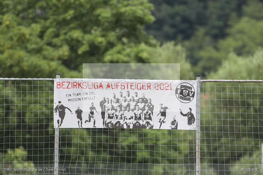 Transparent, Bezirksliga Aufsteiger 2021, sport, action, Sportplatz Duivenallee, Saison 2021/2022, Juli 2021, Gemünden, Fussball, FVGS, FV Gemünden/Seifriedsburg, FCM, FC Mömlingen, Deutschland, Bezirksliga Unterfranken West, BFV, 25.07.2021 - Bild-ID: 2300478 Transparent, Bezirksliga Aufsteiger 2021, sport, action, Sportplatz Duivenallee, Saison 2021/2022, Juli 2021, Gemünden, Fussball, FVGS, FV Gemünden/Seifriedsburg, FCM, FC Mömlingen, Deutschland, Bezirksliga Unterfranken West, BFV, 25.07.2021 - Bild-ID: 2300478