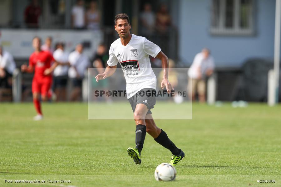 Bastian Koch, sport, action, Sportplatz Duivenallee, Saison 2021/2022, Juli 2021, Gemünden, Fussball, FVGS, FV Gemünden/Seifriedsburg, FCM, FC Mömlingen, Deutschland, Bezirksliga Unterfranken West, BFV, 25.07.2021 - Bild-ID: 2300508