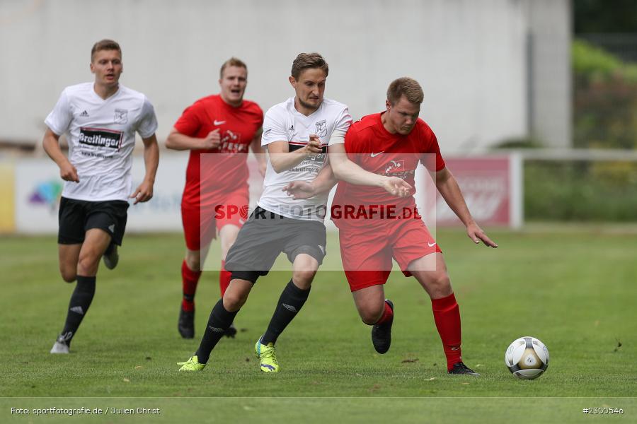 Niklas Rollmann, David Vogt, sport, action, Sportplatz Duivenallee, Saison 2021/2022, Juli 2021, Gemünden, Fussball, FVGS, FV Gemünden/Seifriedsburg, FCM, FC Mömlingen, Deutschland, Bezirksliga Unterfranken West, BFV, 25.07.2021 - Bild-ID: 2300546