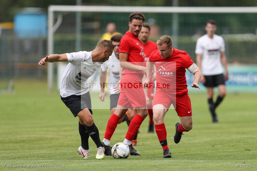 Jan Vogt, sport, action, Sportplatz Duivenallee, Saison 2021/2022, Juli 2021, Gemünden, Fussball, FVGS, FV Gemünden/Seifriedsburg, FCM, FC Mömlingen, Deutschland, Bezirksliga Unterfranken West, BFV, 25.07.2021 - Bild-ID: 2300573 Jan Vogt, sport, action, Sportplatz Duivenallee, Saison 2021/2022, Juli 2021, Gemünden, Fussball, FVGS, FV Gemünden/Seifriedsburg, FCM, FC Mömlingen, Deutschland, Bezirksliga Unterfranken West, BFV, 25.07.2021 - Bild-ID: 2300573
