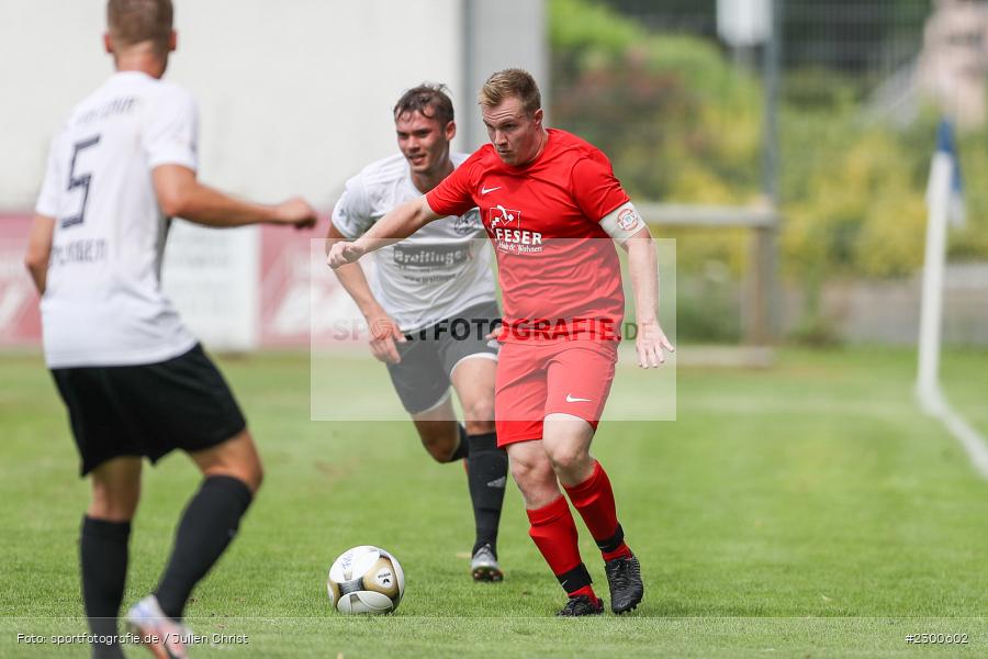Jan Vogt, sport, action, Sportplatz Duivenallee, Saison 2021/2022, Juli 2021, Gemünden, Fussball, FVGS, FV Gemünden/Seifriedsburg, FCM, FC Mömlingen, Deutschland, Bezirksliga Unterfranken West, BFV, 25.07.2021 - Bild-ID: 2300602 Jan Vogt, sport, action, Sportplatz Duivenallee, Saison 2021/2022, Juli 2021, Gemünden, Fussball, FVGS, FV Gemünden/Seifriedsburg, FCM, FC Mömlingen, Deutschland, Bezirksliga Unterfranken West, BFV, 25.07.2021 - Bild-ID: 2300602