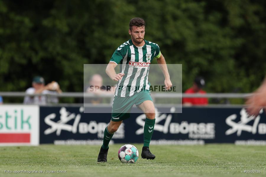 Lukas Illig, Sportgelände, Karlburg, 27.07.2021, BFV, sport, action, Fussball, Deutschland, Juli 2021, Saison 2021/2022, Grabfeldgallier, TSV, Bayernliga Nord, TSV Großbardorf, TSV Karlburg - Bild-ID: 2300726 Lukas Illig, Sportgelände, Karlburg, 27.07.2021, BFV, sport, action, Fussball, Deutschland, Juli 2021, Saison 2021/2022, Grabfeldgallier, TSV, Bayernliga Nord, TSV Großbardorf, TSV Karlburg - Bild-ID: 2300726