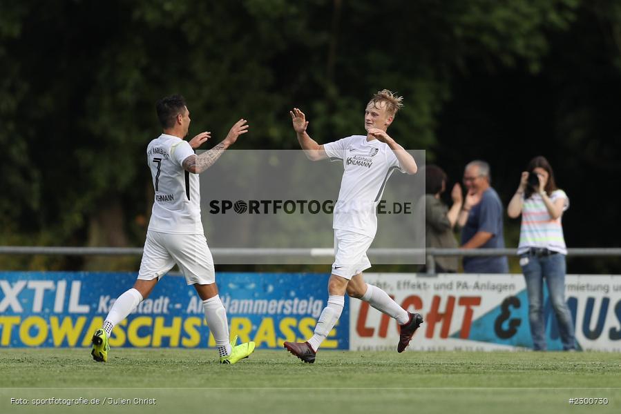 Torjubel, Steffen Bachmann, Marco Kunzmann, Sportgelände, Karlburg, 27.07.2021, BFV, sport, action, Fussball, Deutschland, Juli 2021, Saison 2021/2022, Grabfeldgallier, TSV, Bayernliga Nord, TSV Großbardorf, TSV Karlburg - Bild-ID: 2300730 Torjubel, Steffen Bachmann, Marco Kunzmann, Sportgelände, Karlburg, 27.07.2021, BFV, sport, action, Fussball, Deutschland, Juli 2021, Saison 2021/2022, Grabfeldgallier, TSV, Bayernliga Nord, TSV Großbardorf, TSV Karlburg - Bild-ID: 2300730