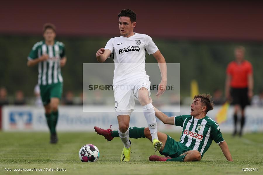 Tim Stecklein, Jan Martin, Sportgelände, Karlburg, 27.07.2021, BFV, sport, action, Fussball, Deutschland, Juli 2021, Saison 2021/2022, Grabfeldgallier, TSV, Bayernliga Nord, TSV Großbardorf, TSV Karlburg - Bild-ID: 2300741