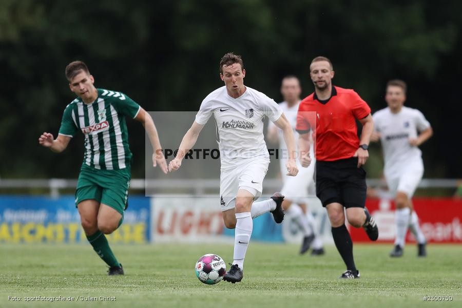 Sebastian Fries, Sportgelände, Karlburg, 27.07.2021, BFV, sport, action, Fussball, Deutschland, Juli 2021, Saison 2021/2022, Grabfeldgallier, TSV, Bayernliga Nord, TSV Großbardorf, TSV Karlburg - Bild-ID: 2300750
