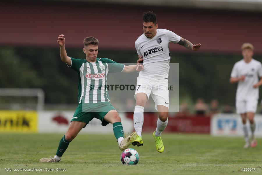 Steffen Bachmann, Sportgelände, Karlburg, 27.07.2021, BFV, sport, action, Fussball, Deutschland, Juli 2021, Saison 2021/2022, Grabfeldgallier, TSV, Bayernliga Nord, TSV Großbardorf, TSV Karlburg - Bild-ID: 2300771