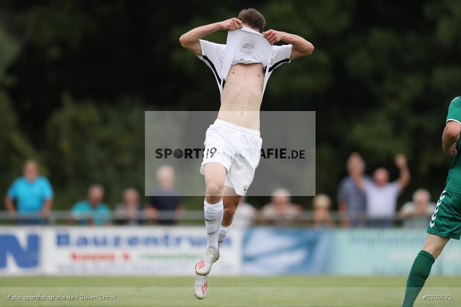 Frust, Fabio Gobbo, Sportgelände, Karlburg, 27.07.2021, BFV, sport, action, Fussball, Deutschland, Juli 2021, Saison 2021/2022, Grabfeldgallier, TSV, Bayernliga Nord, TSV Großbardorf, TSV Karlburg - Bild-ID: 2300793