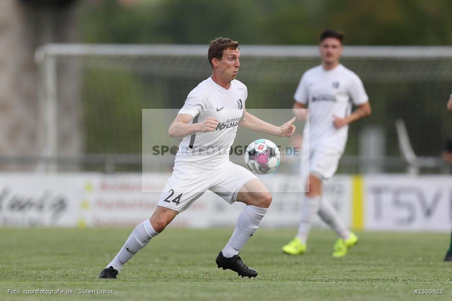 Sebastian Fries, Sportgelände, Karlburg, 27.07.2021, BFV, sport, action, Fussball, Deutschland, Juli 2021, Saison 2021/2022, Grabfeldgallier, TSV, Bayernliga Nord, TSV Großbardorf, TSV Karlburg - Bild-ID: 2300823