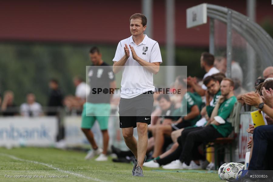 Trainer, Markus Köhler, Sportgelände, Karlburg, 27.07.2021, BFV, sport, action, Fussball, Deutschland, Juli 2021, Saison 2021/2022, Grabfeldgallier, TSV, Bayernliga Nord, TSV Großbardorf, TSV Karlburg - Bild-ID: 2300826