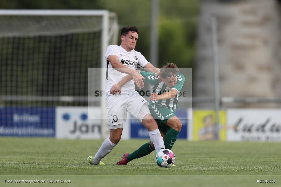Tim Stecklein, Jan Martin, Sportgelände, Karlburg, 27.07.2021, BFV, sport, action, Fussball, Deutschland, Juli 2021, Saison 2021/2022, Grabfeldgallier, TSV, Bayernliga Nord, TSV Großbardorf, TSV Karlburg - Bild-ID: 2300830