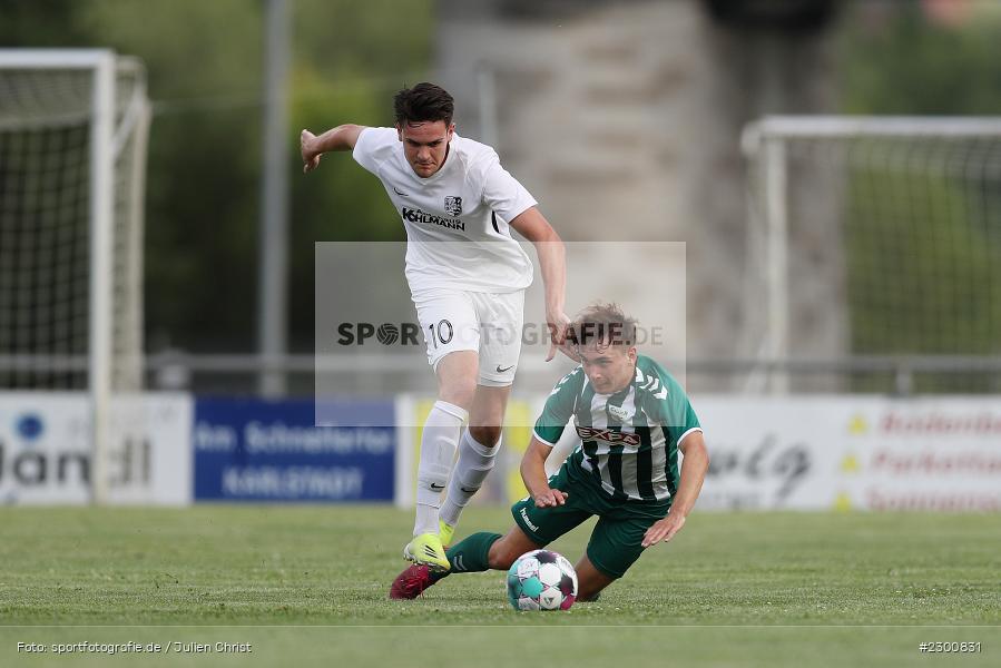 Tim Stecklein, Jan Martin, Sportgelände, Karlburg, 27.07.2021, BFV, sport, action, Fussball, Deutschland, Juli 2021, Saison 2021/2022, Grabfeldgallier, TSV, Bayernliga Nord, TSV Großbardorf, TSV Karlburg - Bild-ID: 2300831