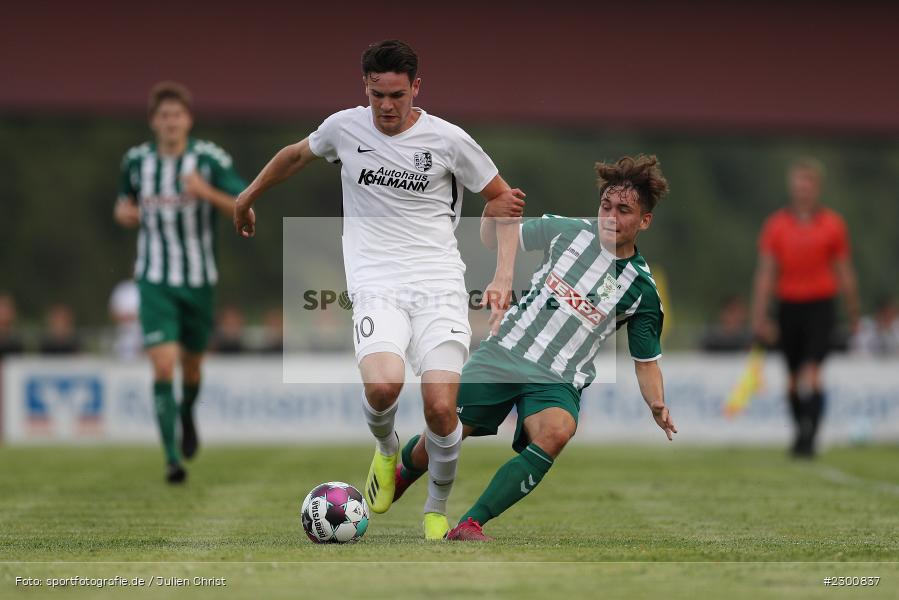 Jan Martin, Tim Stecklein, Sportgelände, Karlburg, 27.07.2021, BFV, sport, action, Fussball, Deutschland, Juli 2021, Saison 2021/2022, Grabfeldgallier, TSV, Bayernliga Nord, TSV Großbardorf, TSV Karlburg - Bild-ID: 2300837