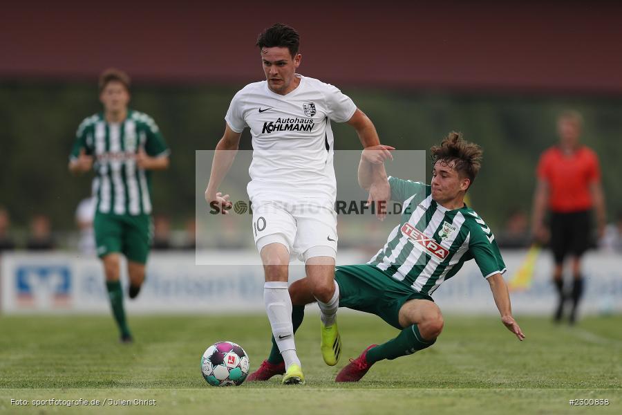 Jan Martin, Tim Stecklein, Sportgelände, Karlburg, 27.07.2021, BFV, sport, action, Fussball, Deutschland, Juli 2021, Saison 2021/2022, Grabfeldgallier, TSV, Bayernliga Nord, TSV Großbardorf, TSV Karlburg - Bild-ID: 2300838
