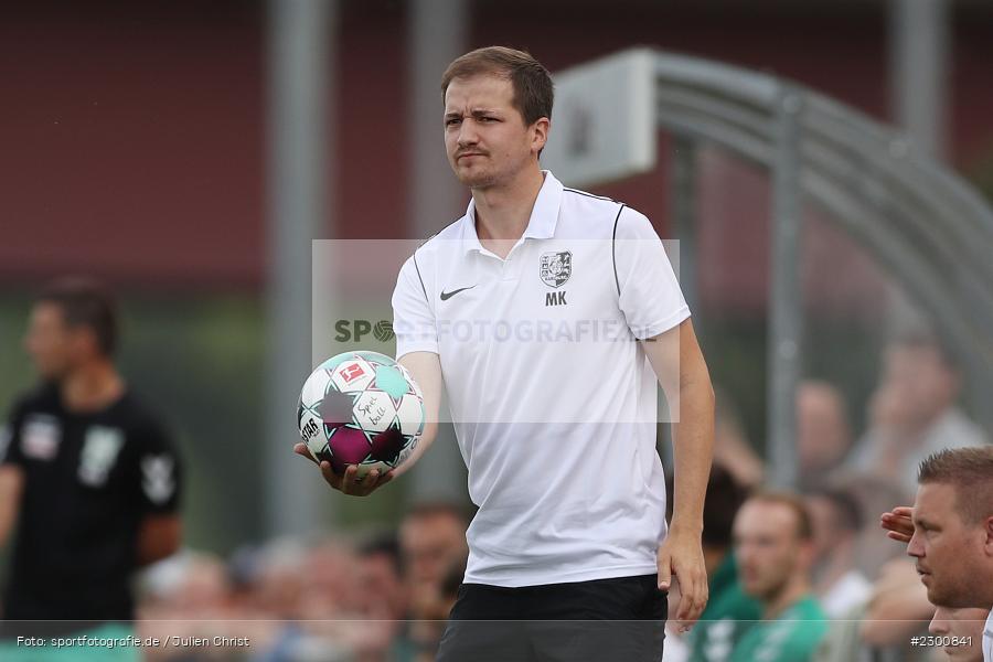 Spielball, Markus Köhler, Sportgelände, Karlburg, 27.07.2021, BFV, sport, action, Fussball, Deutschland, Juli 2021, Saison 2021/2022, Grabfeldgallier, TSV, Bayernliga Nord, TSV Großbardorf, TSV Karlburg - Bild-ID: 2300841