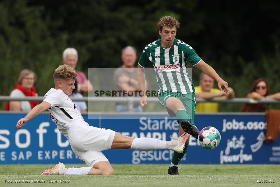 Xaver Müller, Sportgelände, Karlburg, 27.07.2021, BFV, sport, action, Fussball, Deutschland, Juli 2021, Saison 2021/2022, Grabfeldgallier, TSV, Bayernliga Nord, TSV Großbardorf, TSV Karlburg - Bild-ID: 2300852