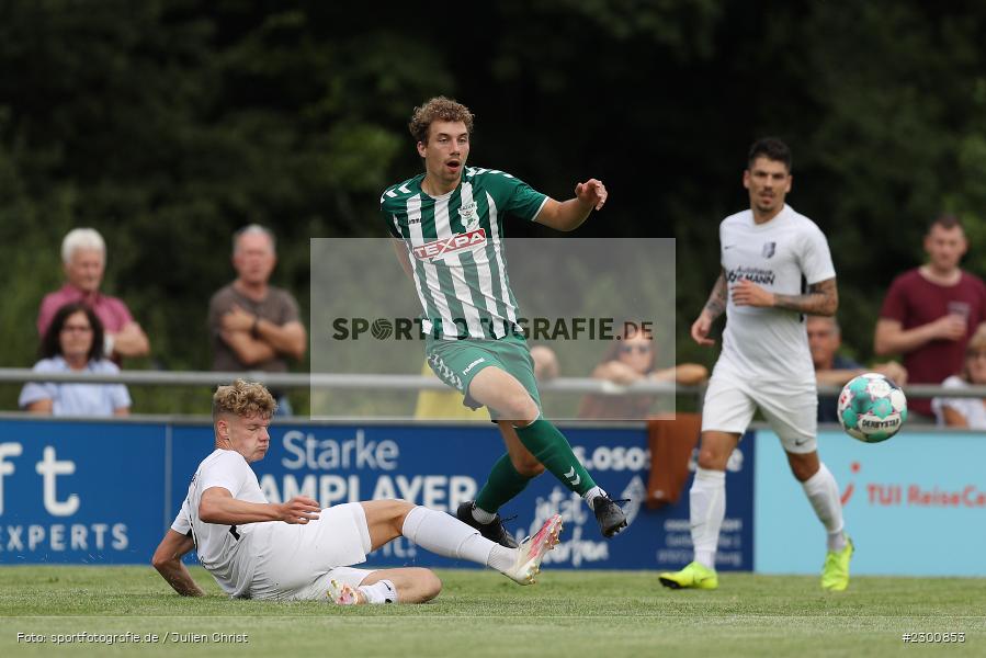 Xaver Müller, Sportgelände, Karlburg, 27.07.2021, BFV, sport, action, Fussball, Deutschland, Juli 2021, Saison 2021/2022, Grabfeldgallier, TSV, Bayernliga Nord, TSV Großbardorf, TSV Karlburg - Bild-ID: 2300853