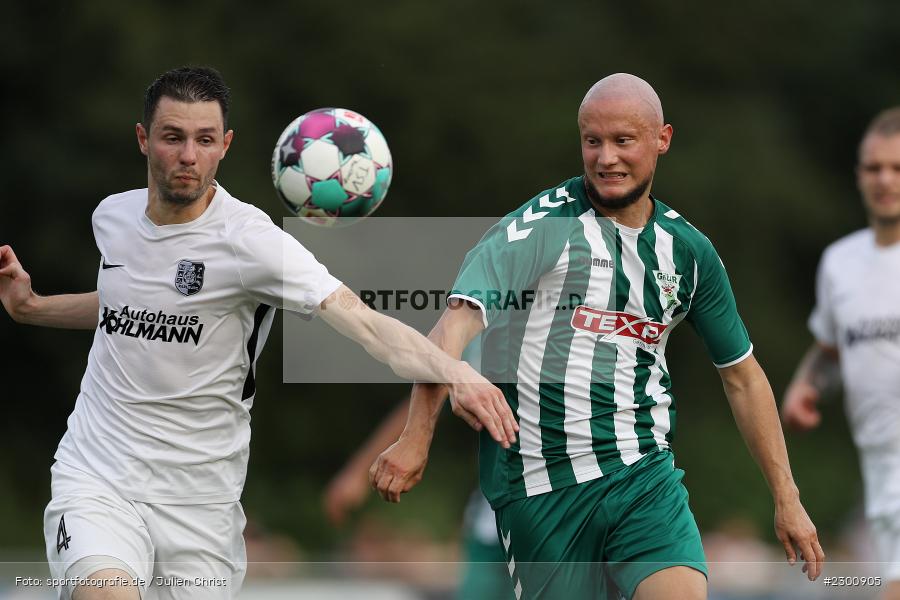 Maximilian Weiß, Cedric Fenske, Sportgelände, Karlburg, 27.07.2021, BFV, sport, action, Fussball, Deutschland, Juli 2021, Saison 2021/2022, Grabfeldgallier, TSV, Bayernliga Nord, TSV Großbardorf, TSV Karlburg - Bild-ID: 2300905 Maximilian Weiß, Cedric Fenske, Sportgelände, Karlburg, 27.07.2021, BFV, sport, action, Fussball, Deutschland, Juli 2021, Saison 2021/2022, Grabfeldgallier, TSV, Bayernliga Nord, TSV Großbardorf, TSV Karlburg - Bild-ID: 2300905